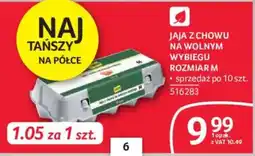 Selgros Jaja z chowu na wolnym wybiegu oferta