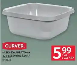 Selgros Curver Miska Kwadratowa 12 L Essential Szara oferta
