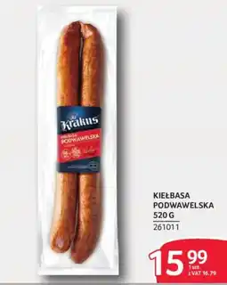 Selgros Kiełbasa Podwawelska Krakus oferta
