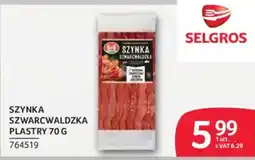 Selgros Szynka Szwarcwaldzka oferta