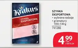 Selgros Szyńka Eksportowa Krakus oferta