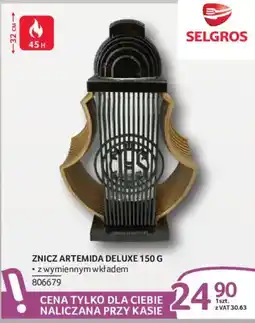 Selgros Znicz Artemida Deluxe oferta