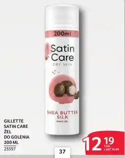 Selgros Gillette Satin Care Żel do Golenia oferta