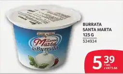 Selgros Burrata Santa Marta oferta
