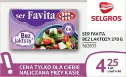 Selgros Ser Favita bez laktozy oferta