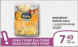 Selgros Makaron Świeże Spaghetti Rana oferta