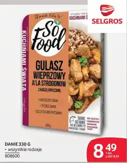 Selgros So Food Gulasz Wieprzowy A'la Strgonow oferta