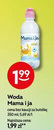 Żabka Woda Mama i ja mini oferta