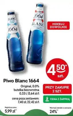 Żabka Piwo Blanc 1664 oferta