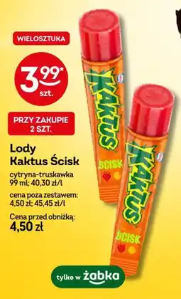 Żabka Lody Kaktus Ścisk oferta