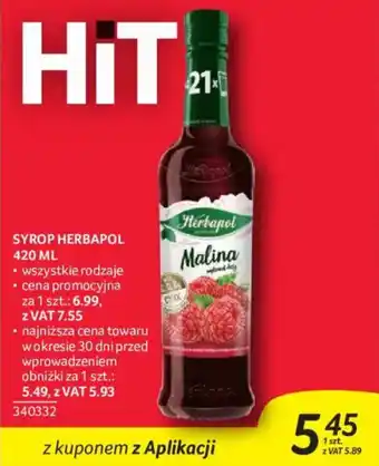 Syrop Herbapol Malina