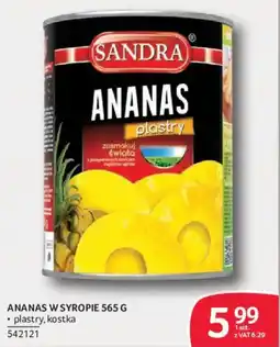 Selgros Sandra Ananas Plastry oferta