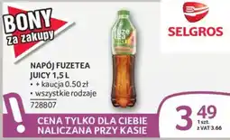 Selgros Napój Fuzetea Juicy oferta
