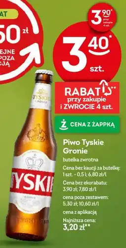 Żabka Piwo Tyskie Gronie oferta