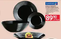 Selgros Komplet obiadowy 19 części Harena Black oferta