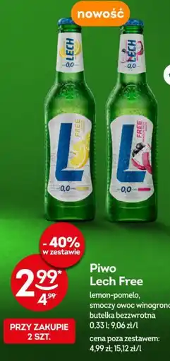 Żabka Piwo Lech Free oferta