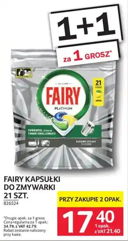 Selgros Fairy Kapsułki do zmywarki oferta
