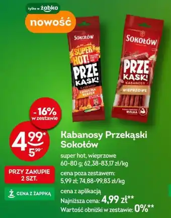 Kabanosy Przekąski Sokolów