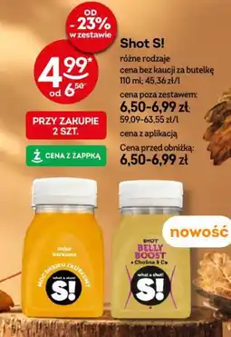 Żabka Shot S! oferta