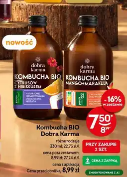 Żabka Kombucha bio dobra karma oferta