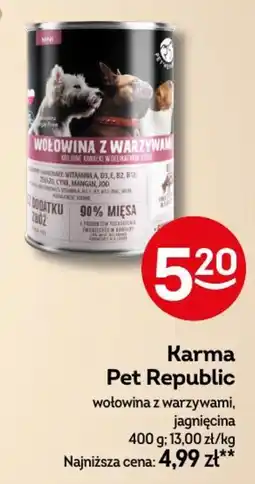 Żabka Karma Pet Republic wołowina z warzywami oferta