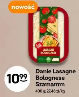Żabka Danie Lasagne Bolognese Szamamm oferta