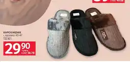 Selgros Kapcie Męskie oferta