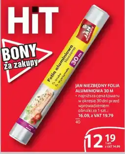 Selgros Folia aluminiowa tłoczona JAN NIEZBĘDNY oferta