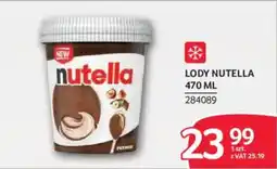 Selgros Lody Nutella oferta