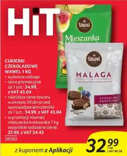 Selgros Cukierki czekoladowe Wawel oferta