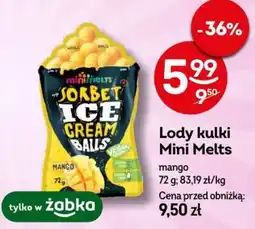 Żabka Lody kulki Mini Melts oferta