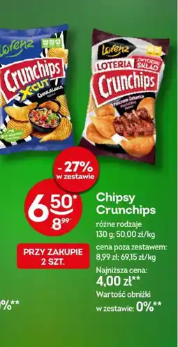 Żabka Chipsy Crunchips oferta