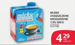 Selgros Mleko Zagęszczone Niesłodzone gostyńskie oferta