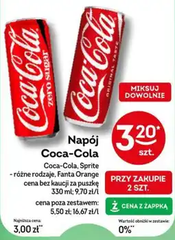 Żabka Napój Coca-Cola oferta