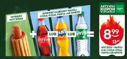 Żabka Hot Dog + Napoj: Coca-Cola Fanta Lub Sprite oferta