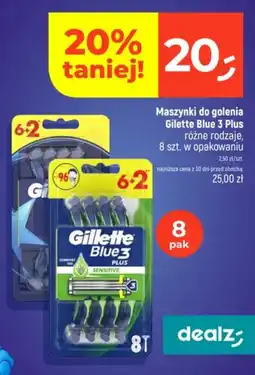Dealz Maszynki do golenia Gillette Blue 3 Plus oferta