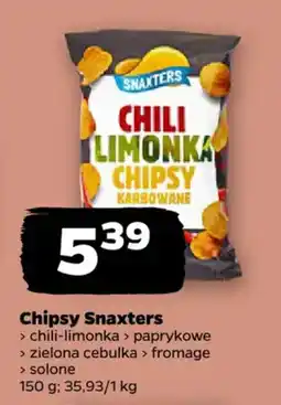 Netto Chipsy Snaxters chili-limonka oferta