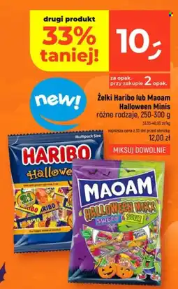 Dealz Żelki Haribo lub Maoam Halloween Minis oferta