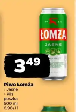 Netto Piwo Łomża Jasne Pils oferta