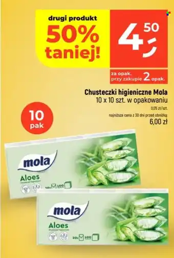 Dealz Chusteczki higieniczne Mola oferta