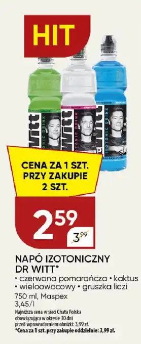 Napój Izotoniczny Dr Witt