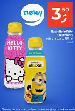 Dealz Napój Hello Kitty lub Minionki oferta