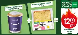 Żabka Kawa + Tost oferta