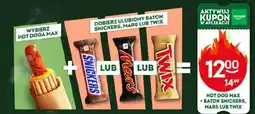 Żabka Hot Doga Max + Baton Snickers, Mars lub Twix oferta