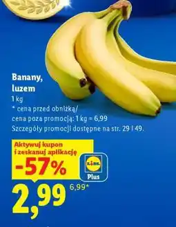 Lidl Banany luzem oferta