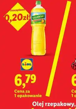 Lidl KUJAWSKI Olej rzepakowy oferta