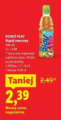 Lidl KUBUŚ PLAY Napój owocowy oferta