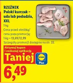 Lidl RZEŹNIK Polski kurczak – uda lub podudzia, XXL oferta