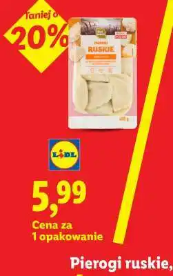 Lidl Pierogi ruskie oferta