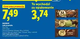 Lidl MAGNUM Lody na patyku oferta